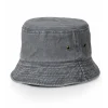 Unisex Bucket Şapka Düz Renk Balıkçı Model