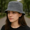 Unisex Bucket Şapka Düz Renk Balıkçı Model