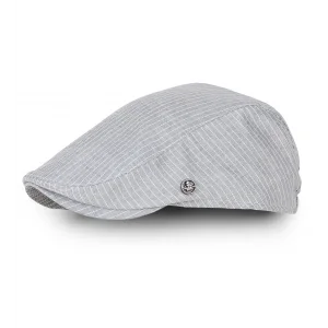 Erkek Yazlık Kasket Şapka - Keten İnce Yazlık Kumaş Lastikli Bedensiz Model, Dayanıklı Kumaş, Desenli İç Astar