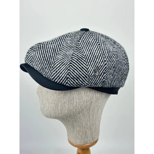 Kışlık Kaşe Kasket Şapka – Deri Siperlikli Modern Model