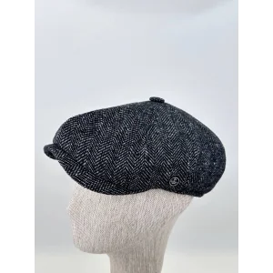 Kışlık Kasket Şapka – Şık Balıksırtı Dokuma