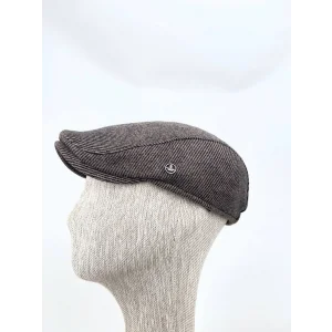 Kışlık Kasket Şapka – Özel Çizgili Kaşe, Şehir Stili Bedensiz Lastikli Model