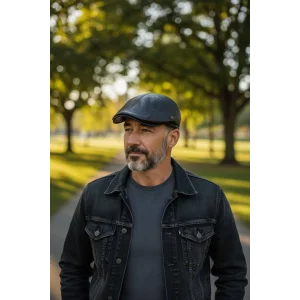 Karnas Gerçek Deri Bedenli Kasket Şapka – Elite Koleksiyon