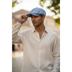 Karnas Keten Standart Beden Kasket Şapka – Signature Koleksiyon