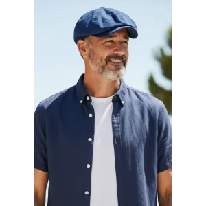 Karnas Gerçek Keten Bedenli Kasket Şapka – Modern Yazlık Seri