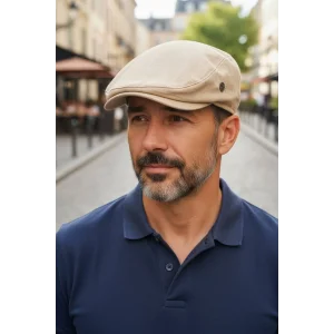 Karnas Doğal Keten Kasket – Standart Beden Seçkin Konfor