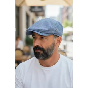 Karnas Pamuk Keten Yazlık Kasket Şapka – Standart Beden & Ferah Tutan Nefes Alan Kumaş