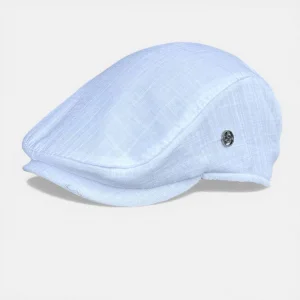 Karnas Pamuk Keten Yazlık Kasket Şapka – Standart Beden & Rahat Kalıp Doğal Doku