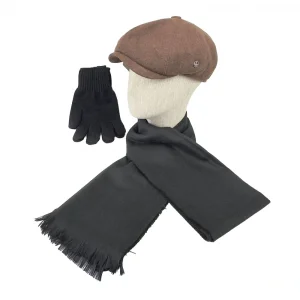 ERKEK ÖZEL YÜNLÜ KIŞ SETİ – KASKET ATKI ELDİVEN