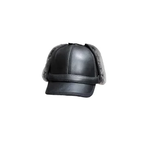 HAKİKİ DERİ KIŞLIK ŞAPKA SİPERLİ PİLOT MODEL