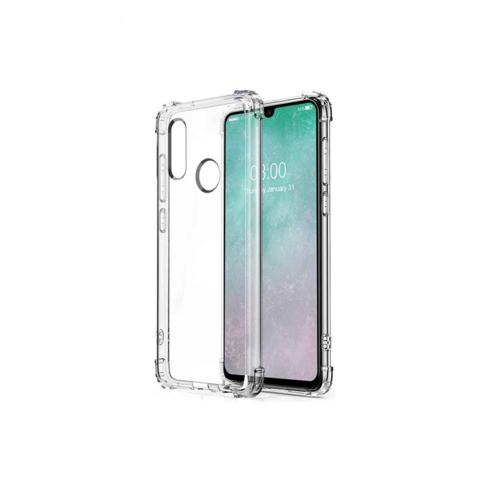 Zengin Çarşım Huawei P30 Lite Kılıf Ultra Ince Şeffaf Airbag Anti Şok Silikon