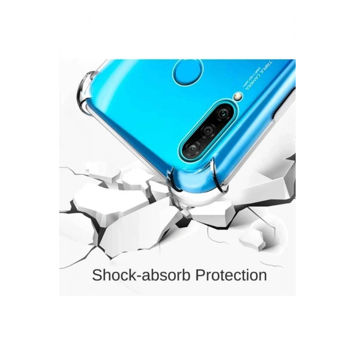 Zengin Çarşım Huawei P30 Lite Kılıf Ultra Ince Şeffaf Airbag Anti Şok Silikon