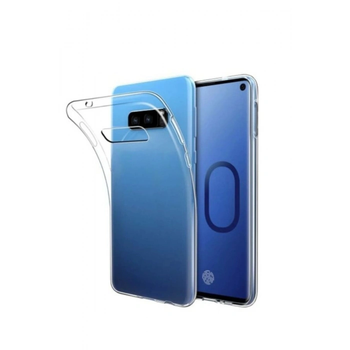 Galaxy S10E Toz Koruma Tıpalı Ultra İnce Şeffaf Silikon Kılıf
