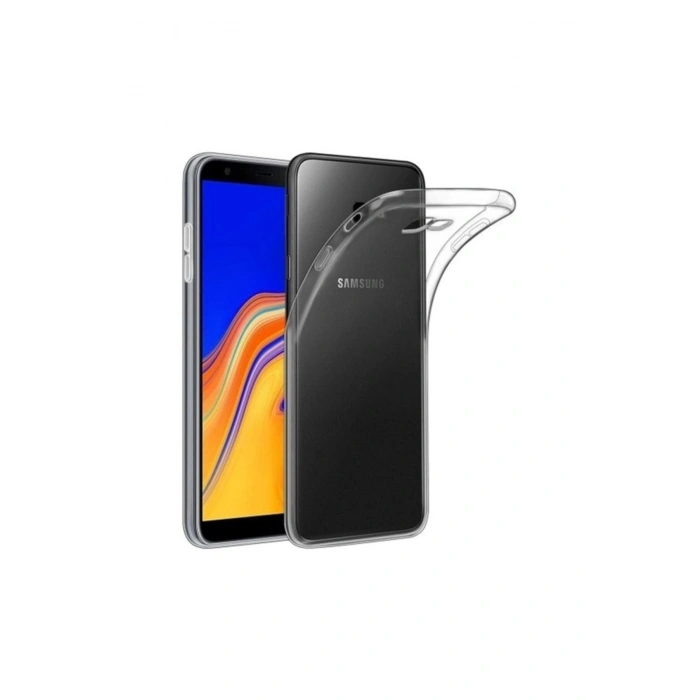 Galaxy J4 Plus Tıpalı Şeffaf Silikon Kılıf (LÜTFEN KÜÇÜK OLAN MODEL J4 ILE KARIŞTIRMAYINIZ)