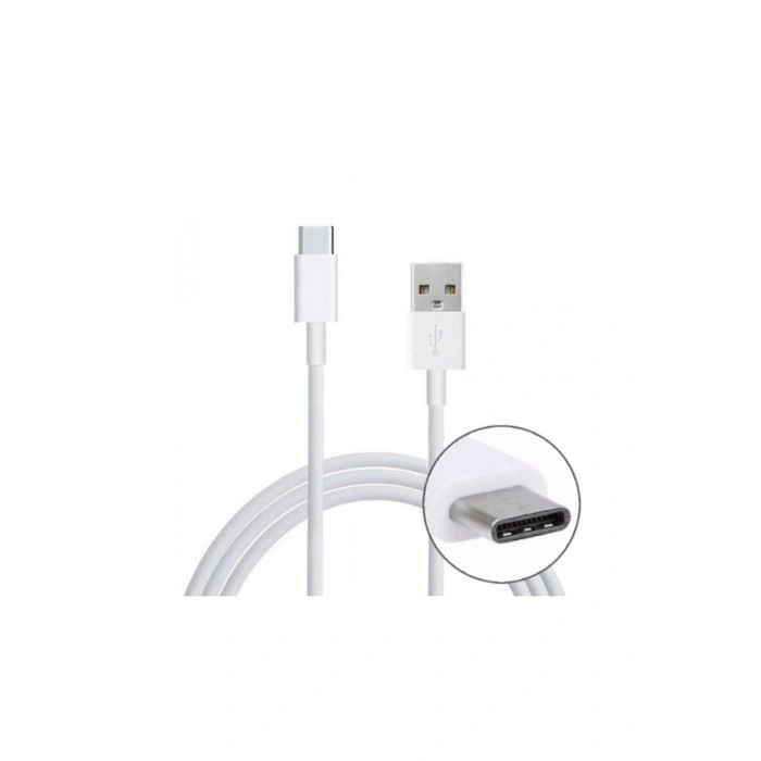 Type-c Uyumlu Usb Kablo Beyaz 1 Adet