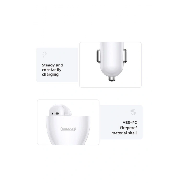 Bluetooth Kablosuz Kulaklıklı Araç Şarj Cihazı Jr-cp1