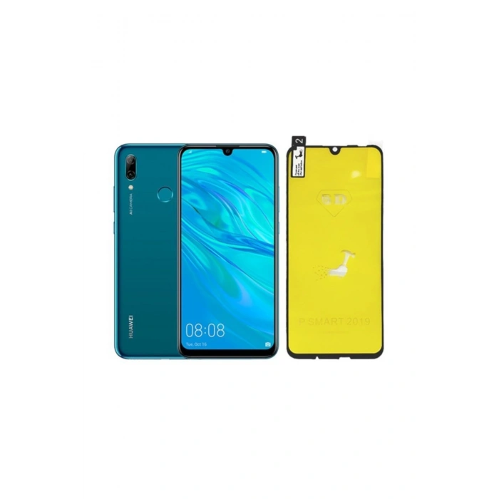 Huawei P Smart 2019 Fiber Nano Cam Ekran Koruyucu Siyah