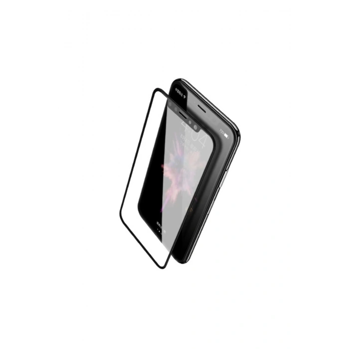 Jm215 Iphone 11 Pro Tam Kaplayan Temperli Erkan Koruyucu Siyah