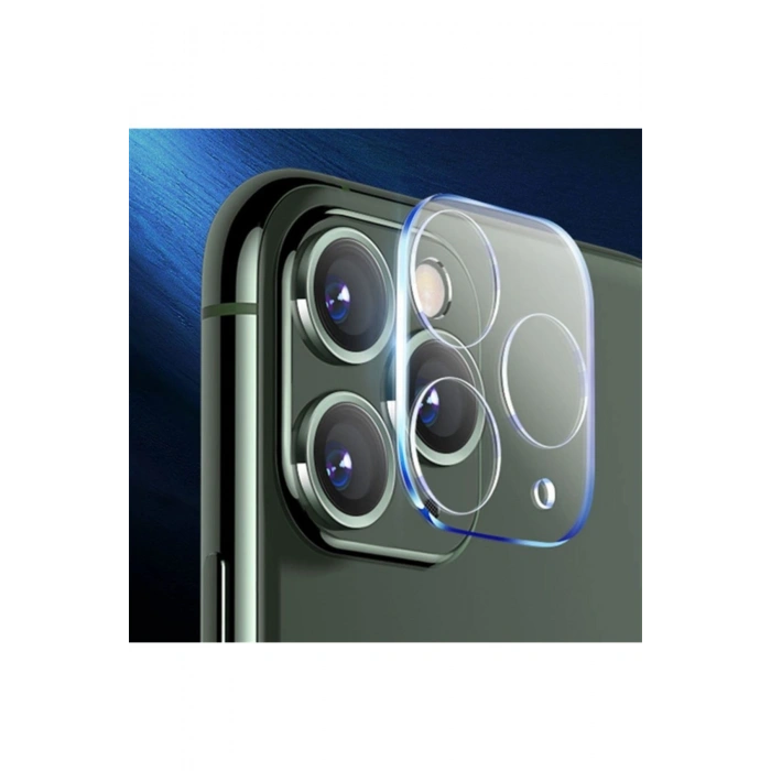 Iphone 11 Kamera  Uyumlu Cam Lens Koruyucu Iphone 11 Kamera Koruyucu Şeffaf Jr Pf074