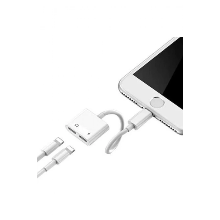 S-M403 Iphone Lightning To Ligtning Ses Şarj Çoğaltıcı