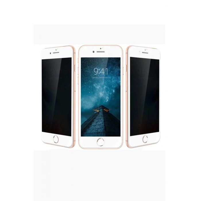 Apple Iphone 8 Plus Cam 10d Privacy Tam Kaplayan Hayalet Cam Beyaz