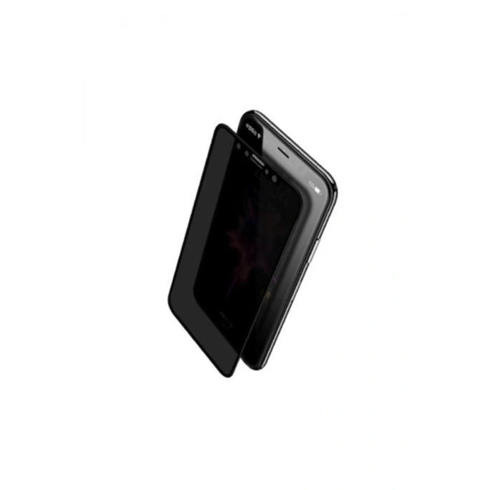 Apple Iphone X/ Xs Siyah Hayalet Gizli Ekran Koruyucu Privacy Cam Jm221
