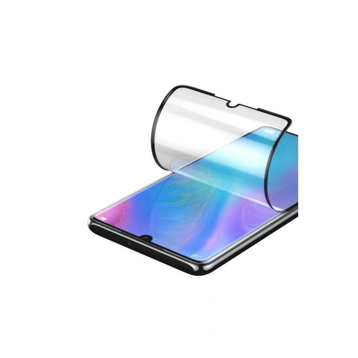 Huawei P30 Pro Nano Ekran Koruyucu Kavisli Ekran Polimer – Siyah