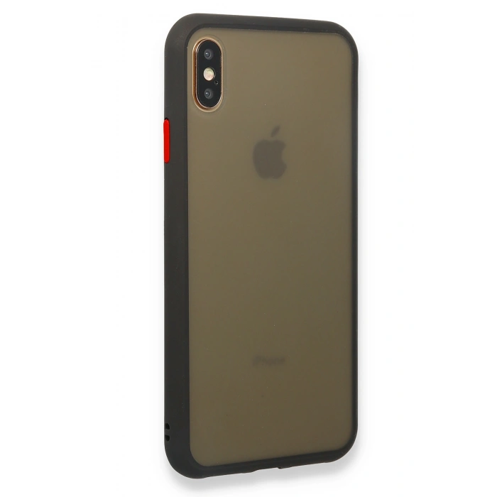 Iphone X Montreal Silikon Kapak Siyah