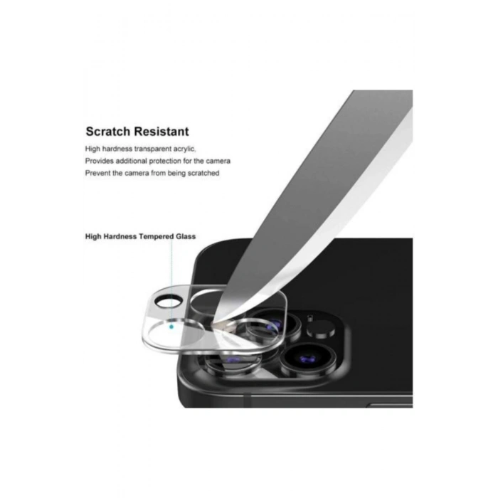 Apple Iphone 12 Pro Kamera Cam Koruyucu Premium Tempered