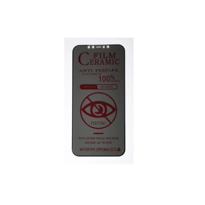 Apple Iphone 12 6,7 Inç Privacy Fiber Nano Ekran Koruyucu 10d