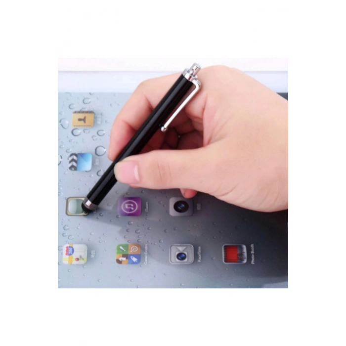 Telefon Tablet Akıllı Tahta Dokunmatik Kalem Tüm Dokunmatik Yüzeylerde Çalışır Siyah