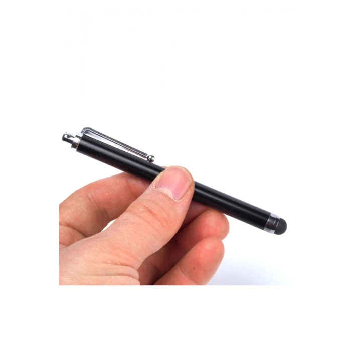 Telefon Tablet Akıllı Tahta Dokunmatik Kalem Tüm Dokunmatik Yüzeylerde Çalışır Siyah
