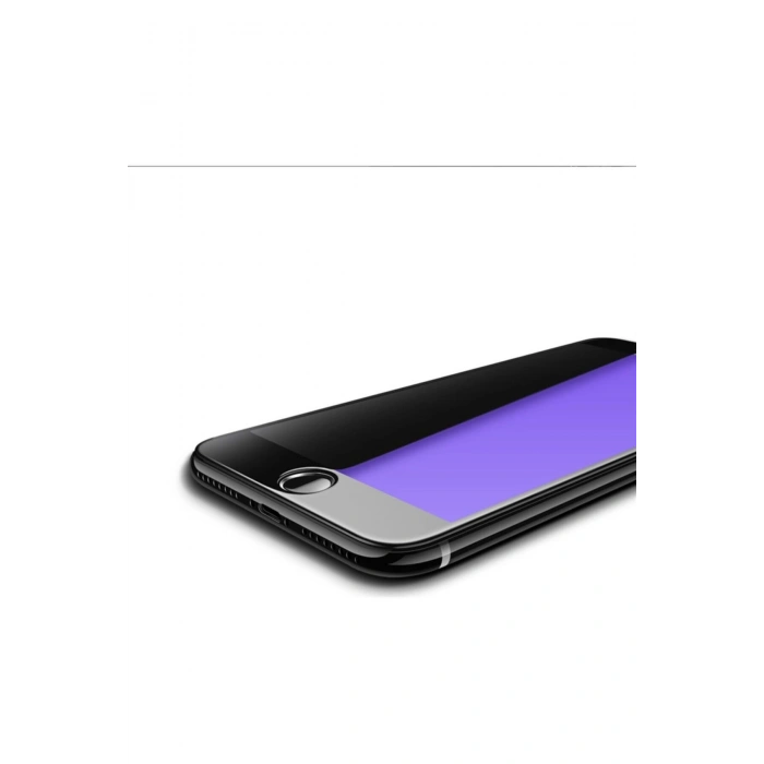 Apple Iphone 7/ 8 Plus Siyah Anti Blue Ray Full Kaplayan Cam Ekran Koruyucu J M226