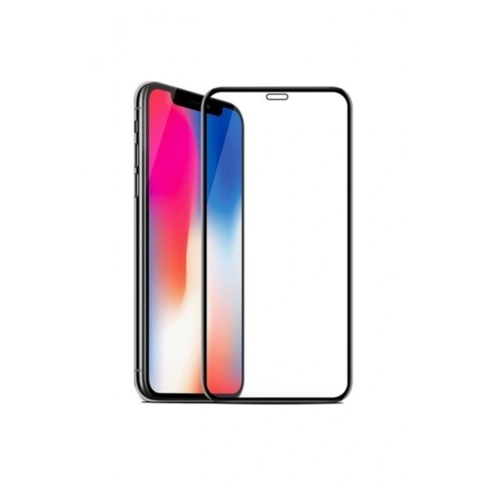 Apple Iphone 11 18d Kavisli Tam Kaplayan Ekran Koruyucu Cam - Siyah