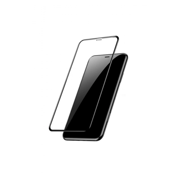 Apple Iphone 11 18d Kavisli Tam Kaplayan Ekran Koruyucu Cam - Siyah