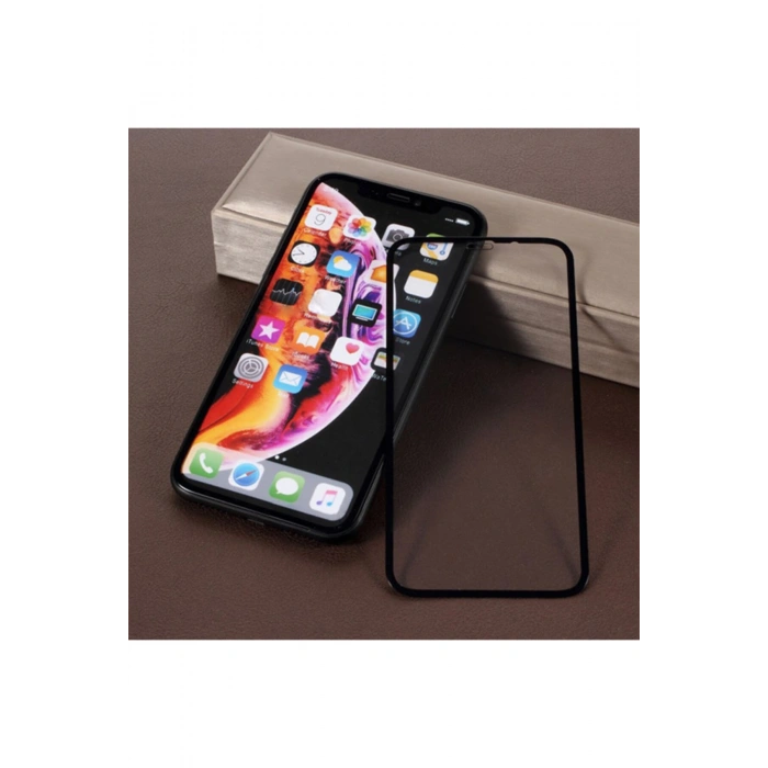 Iphone Xs Max 10d Ekran Koruyucu Cam Siyah