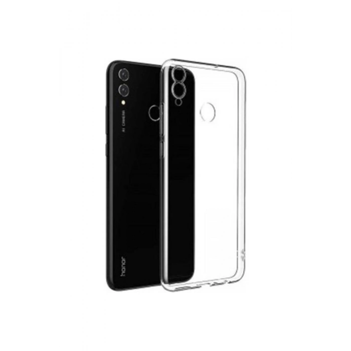 Honor 8c Şeffaf Tıpalı Kamera Korumalı Lüx Silikon Kılıf