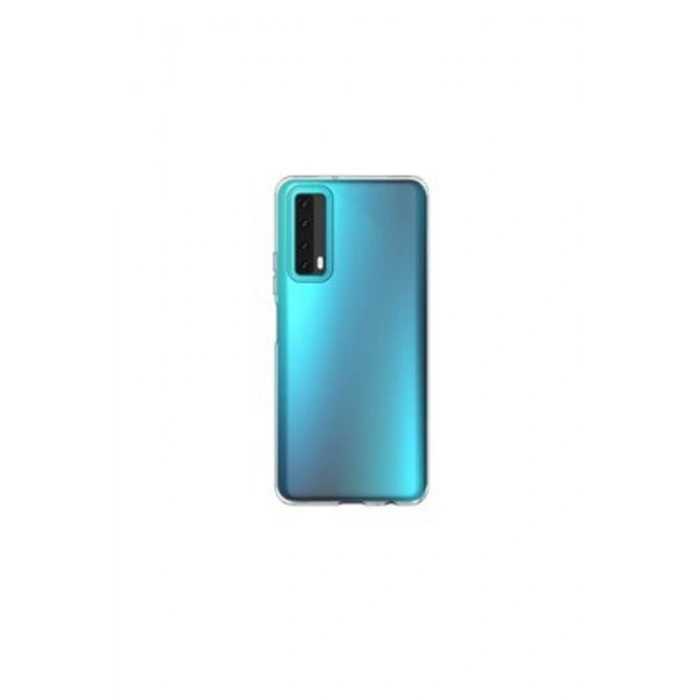 Huawei P Smart 2021 Şeffaf Tıpalı Kamera Korumalı Lüx Silikon Kılıf