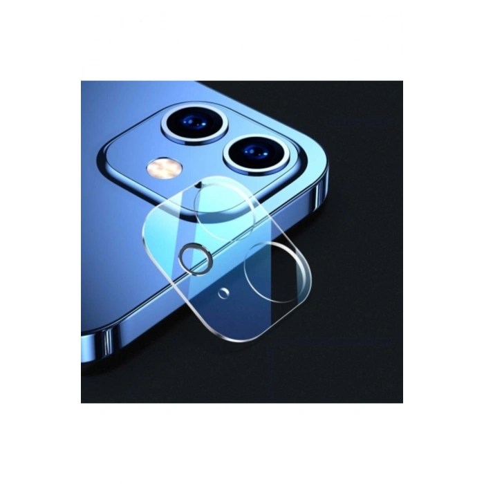 Iphone 12 Tam Kaplayan Çizilmez Lens Kamera Koruyucu Jr-pf730