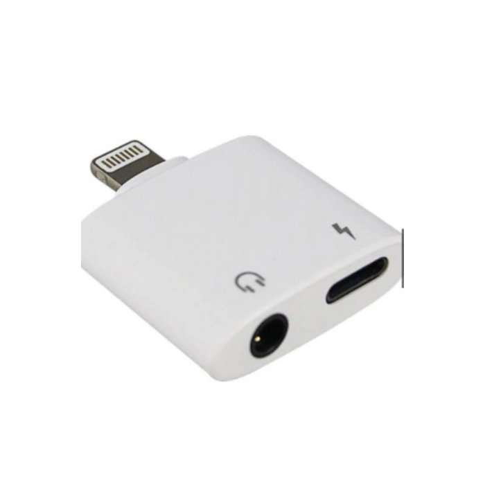 Lightning Splitter Dongle 3.5mm Jack Kulaklık Adaptörü