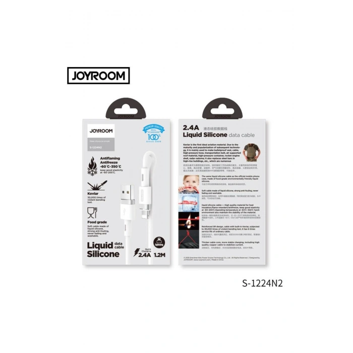 Iphone Renkli Silikon Şarj Kablosu 1,2 Metre 2,4 A (s-1224n2)