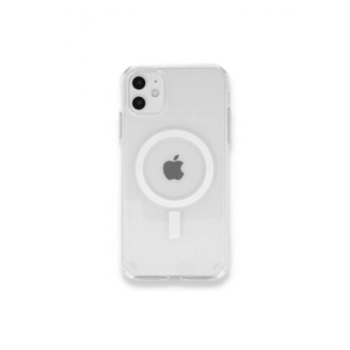 Iphone 11 Magsafe Kablosuz Şarj Destekli Şeffaf Kılıf
