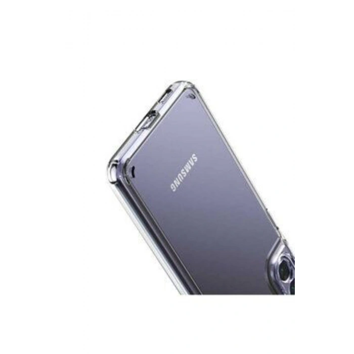 Samsung S21 Plus Uyumlu Kamera Korumalı Şeffaf Silikon Kılıf