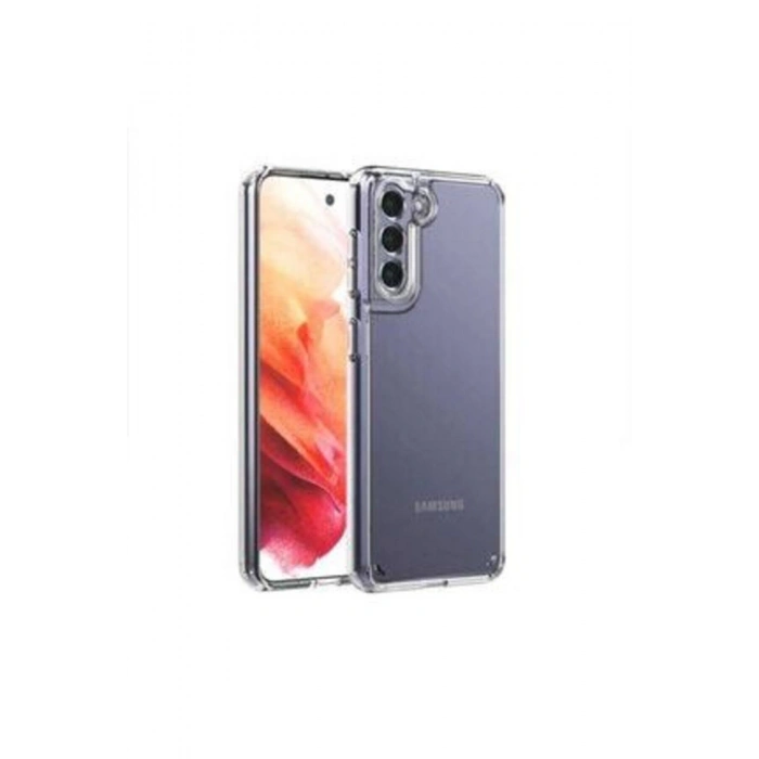 Samsung S21 Plus Uyumlu Kamera Korumalı Şeffaf Silikon Kılıf