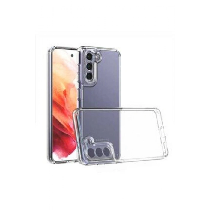 Samsung S21 Plus Uyumlu Kamera Korumalı Şeffaf Silikon Kılıf