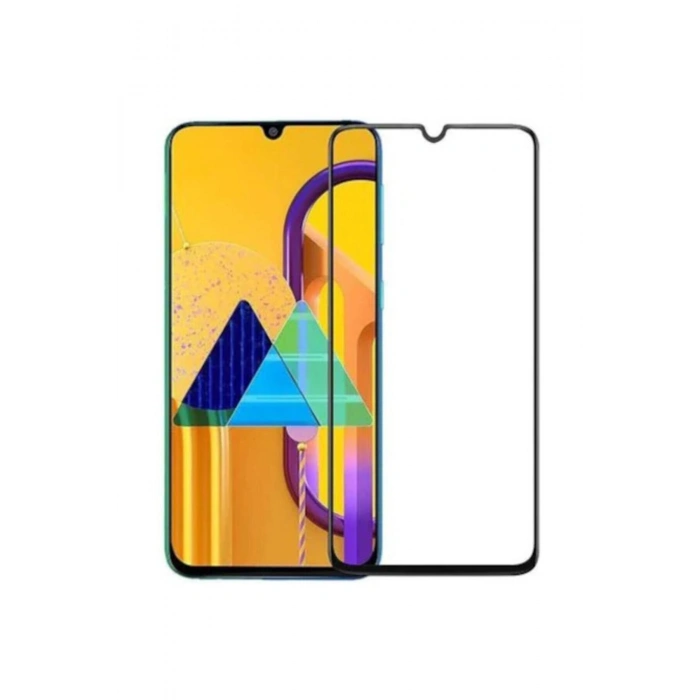Samsung M31 Seramik Nano 9d Tam Kaplayan Kırılmaz Cam Koruyucu Siyah