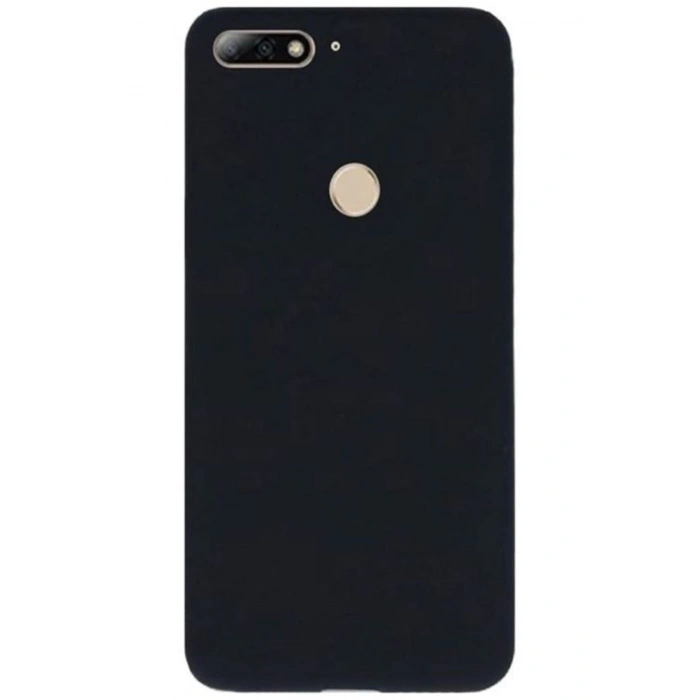 Huawei Y7 2018 Kılıf Silikon Premier Siyah
