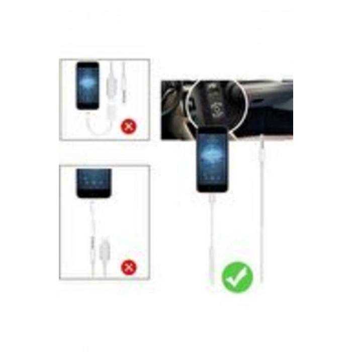 Apple Iphone Lightning To 3.5 Mm Aux Apple Ses Ayarlı Dönüştürücü