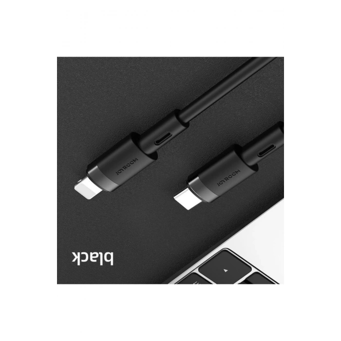 Silikon 20w Type-c To Lightning Hızlı Şarj Ve Data Kablosu 2.4a Siyah