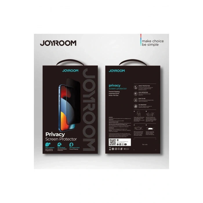 JR-PF082 iPhone 7/8 Plus 2.5D Privacy Hayalet Ekran Koruyucu